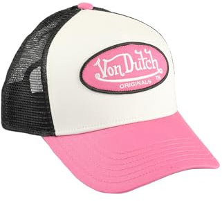 Von Dutch Trucker Cap Boston White Pink Mehrfarbig, Size:OneSize