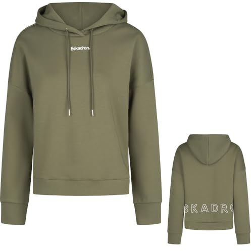 Eskadron Hoody Pullover Reitshirt Classic Sports, Farbe:Dusty Olive, Größe:XL