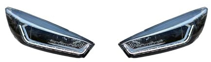 KUYHYNDEW Auto Frontleuchten für Chevrolet Cruze 2015-2016, Set Hauptscheinwerfer Scheinwerfer, Frontlicht Frontleuchtenmontage Autoscheinwerfer,a Complete Set