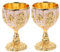 Didiseaon 2Pezzi Vino Vintage Eleganti Bicchieri Retro Per Whisky e Cocktail Per Feste e Speciali