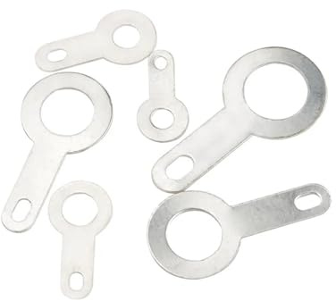 Capicorda a saldare, Capicorda terminali, 50 pezzi M2.2 M2.7 M3.2 M4.2 M5.2 M6.2 Terminale di saldatura in ottone a testa singola Rondella di saldatura circolare Foglio di saldatura Capocorda di salda