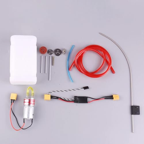 Toplionace Sistema de Extracción de Humo para Turborreactores de Drones de Ala Fija, Modelo de Avión, Bomba de Tanque de Extracción de Humo DIY