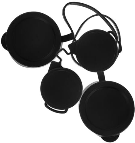 BELLIFFY 3Pcs Binoculars Lens Caps Rubber Objective Lens Protection for Binoculars and Telescopes Durable Eyepiece Cover with Compatibility Easy Installation Water Resistant