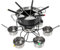 ULTECHNOVO 1Set Fondue Pot for Cheese and Chocolate Easy to Clean Hot Pot Stain Resistant Design for Home Entertaining and Gatherings