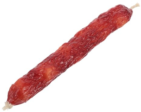Veemoon Modèle de Saucisse Réaliste en Plastique, Décoration de Table et Accessoire Photo pour Vitrines et Fêtes, Simulant Saucisson, pour Présentation et Jeu Cuisine