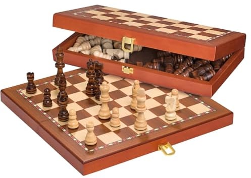 Philos 2712 - Schach, Schachspiel, Reiseschach, Feld 30 mm, Königshöhe 65 mm, magnetisch
