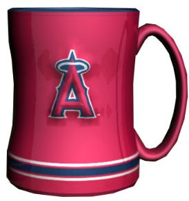 MLB Unisex Relief geformte Tasse, Unisex, rot, 14 oz