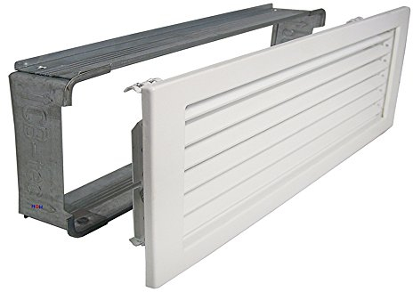 CB Kaltluftgitter 45x15, weiß, Standard
