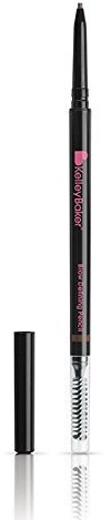 Kelley Baker Brow Defining Pencil, Micro-Thin Tip for Precise Hair-Like Strokes and Shaped Brows, Smudge-Resistant Long-Lasting Formula, Built-In Spoolie for Natural Soft Defined Brows, (Brown)