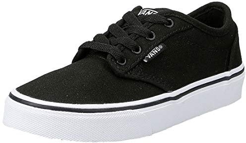 Vans Unisex Kids Atwood Sneaker, Black Canvas, 1.5 UK Child