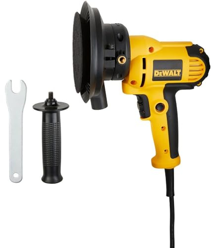 DEWALT DWE6401DSR 6 Amp 5 in. Variable Speed Corded Disc Sander with Dust Shroud (Renewed)