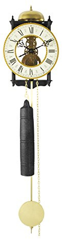 Acctim 28323 'Alcester' Black Mechanical Pendulum Regulator Clock