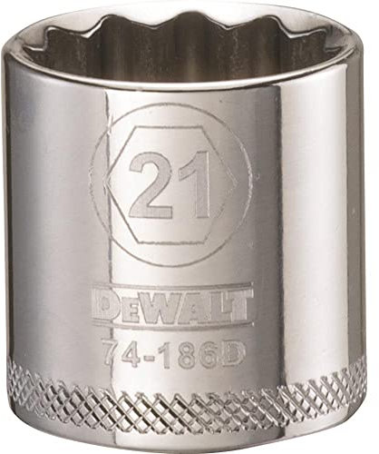 DEWALT DWMT74186OSP 12 Point 3/8'' Drive Socket 21MM