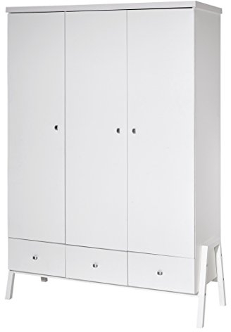 Schardt 06 915 02 02 Kleiderschrank mit 3 Türen Holly White