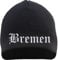 HB_Druck Bremen Beanie Mütze - Altdeutsch - Bestickt - Strickmütze Wintermütze Einheitsgröße Schwarz