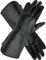 SI Herren Mittelalter Renaissance Cosplay Swordman Steampunk ungefüttert Lederhandschuhe, Schwarz, Large
