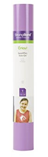 Cricut SportFlex Iron On | Lilac | 61 cm (24 ft) | Heat Transfer Vinyl Roll (HTV) | for use with All Cricut Cutting Machines