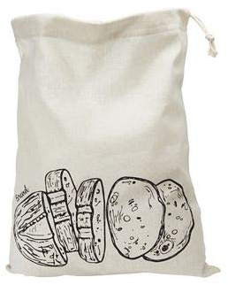 Lakeland Drawstring Bread Storage Bag 36cm x 46cm – Fits Large Loaf & Keeps Fresher For Longer