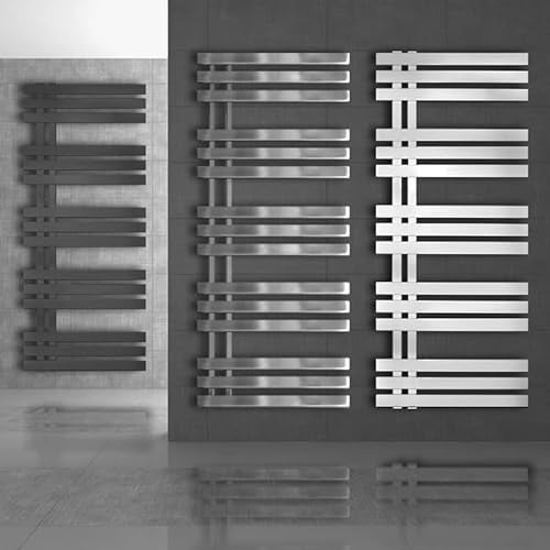 ECD Germany Iron EM Design Badheizkörper - 500 x 1400 mm - Anthrazit - Designheizkörper Paneelheizkörper Heizkörper Handtuchwärmer Handtuchtrockner Heizung Radiator