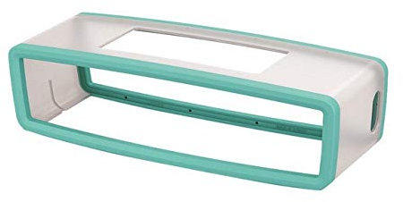 iMusk Soft Silicone Protective Case Cover Shell Skin Frame for Bose SoundLink Mini 1 2 Bluetooth Speaker Accessories (light green)