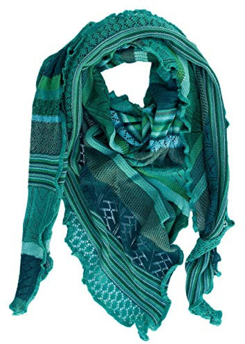 Invero, Merino Dreieckstuch/Schal Kyra, 100% Wolle (Pfefferminz)