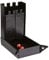 Forged Dice Co. Draco Castle Faltbare Würfelablage und Würfelturm - Faltbare DND Würfelablage und Würfel Rolling Tray Tower - Perfekt für Dungeons and Dragons RPG und Tabletop Gaming - Schwarz