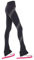 LIUHUO Lange Hose für Damen und Mädchen, zum Üben von Eiskunstlauf, hochwertige warme Strumpfhose, Strass, Kinderskating-Leggings, Navy, 12-14 Jahre