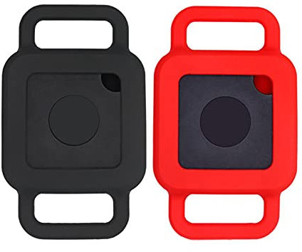 [2 Pack] Pet Cover Case for Tile Pro,Item Finder Holder for Tile Pro Tracker,Silicone Cat Collar Attachment Fit for Item Finders,Birthday Party Supplies Gift for Dogs Cats
