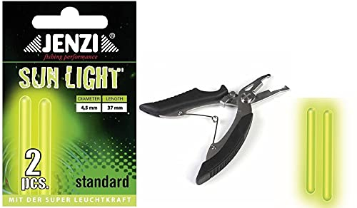 100 STÜCK JENZI KNICKLICHT 4,5mmx3,7cm (50 Päckchen á 2 Knicklichter) + gratis Angelschere