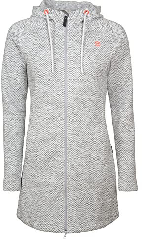 ELKLINE Damen Fleecemantel Durchgewärmt 2014088, Farbe:weiß, Größe:46