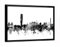 artboxONE Poster mit schwarzem Rahmen 18x13 cm Städte Malmo Sweden Skyline bw - Bild Sweden Sverige Cityscape