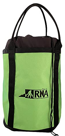RNA Plain Jane II Rope Bag - Outdoor Equipment & Arborist Gear, Bucket-Style Pack/Bag, Green With Black Drawstrings