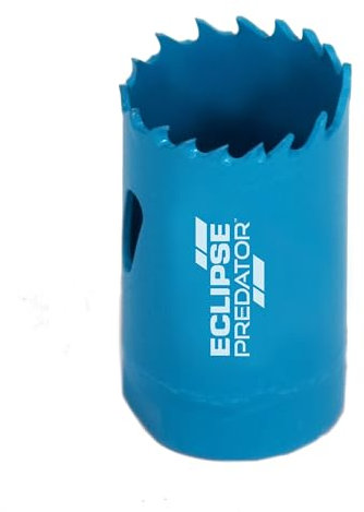 Eclipse Professional Tools - EBVP-33-33mm Predator HSS Bimetal Holesaw, Exceptional Cutting Performance on Steel, Cast Iron, Brass, Bronze, Aluminium, Plastic and Woods, Arbor Not Supplied