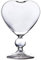 Yardwe Herzförmige Klare Desktop-Glasvase Blumenbehälter Vase Hydroponische Hochzeit Heimdekoration Glas Desktop Herz Design Blumenvase Pflanzer Kleines Aquarium Pflanzer
