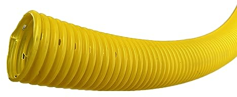 4INSTALATOR Drainagerohr DN100 5m gelb PVC-U gelocht | Entwässerungssystem Abflussrohr Drainageschlauch Entwässerungsrohr Drainrohr Drainage Entwässerung | Wellrohr