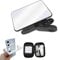 Universell verstellbares Smartphone-Kamera-Spiegel-Reflexions-Clip-Set, Smartphone-Kamera-Spiegel-Reflexions-Clip-Set, Handy-Reflexions-Kamera-Clip, Selfie-Reflektor (Black)