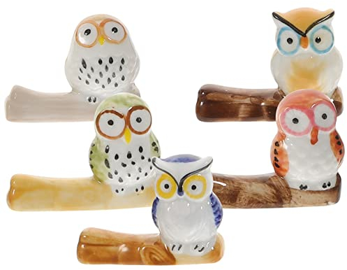 5 pezzi Bacchette cinesi Decorazioni for la tavola Cuscino giapponese Porta bacchette in porcellana Cucchiaio Porta bacchette in ceramica Resto for bacchette giapponesi Poggia bacchette Animale