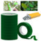 TOGETDREAM 10 Rouleaux de Ruban végétal, et 10000pcs Agrafes de Ruban Végétal, Machine à Attacher Les Plantes, Ruban Adhésif pour Machine à Nouer Branches, Outil de Jardinage, Attache Plante