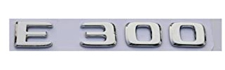 Chrom-ABS-Kofferraum-Buchstaben-Abzeichen-Emblem-Embleme-Aufkleber, passend for Mercedes Benz E-Klasse E300 2017+