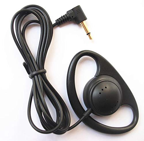 Saidbuds 50 Stück weiche einseitige Haken Kopfhörer Mono-Ohrhörer D-Form Ohrhörer Einweg-Kopfhörer für Tour-Guide-System, Empfänger, Tablet, Laptop, PC, Skype, YouTube, MP3/4 DVD (Mono-Stecker)