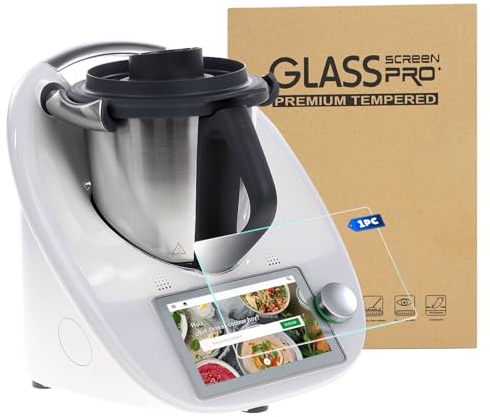 1 Pezzi Pellicola Protettiva Adatto per Vorwerk Bimby TM6, per Accessori Bimby Tm6, Pellicola Ibrida con Pellicola Protettiva con Funzione Touch Trasparente, Durevole e Resistente Ai Graffi
