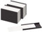 LLPT 26 Pezzi Etichette Magnetiche Etichette Magnetiche Scrivibili Con Pellicola Protettiva in Plastica Trasparente 2.5CM x 5CM per Scaffali Metallici Armadietti e Lavagne Bianche (MH21026)