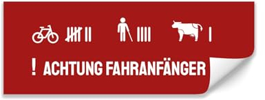 Finest Folia Fahranfänger Aufkleber Anfänger Sticker für Auto Motorrad Bus LKW Anfängerin Autoaufkleber wetterfest selbstklebend R214 (Motiv 01)