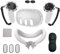 Hsthe Sea 7-teiliges Silikonhüllen-Set, kompatibel mit Oculus/Meta Quest 3, VR-Zubehör, Schutzhülle (weiß)