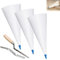 Biaungdo 3 Pack Tile Grout Masonry Mortar Bag & Brick Jointer & Tuck Pointers, Heavy Duty Piping Bags Grout Sealer Bag for Tile Installation(Blue)
