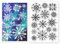 CHGCRAFT Klare Stempel Mit Schneeflocken Hintergrund Transparente Silikonstempel Mit Schneeflockenmuster Für Selbstgemachte Scrapbooking Karten Dekoratives Fotoalbum