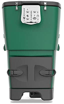 Compost Bin for Garden, Thermal Compost Bin, Large Compost Bin Outdoor,120L /32 Gallons, Insulation Material Composter, Accelerated Composting with Huge Opening and Bottom Liquid Collection,for Garden