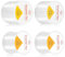 Gummiband für Armbänder, 4 Rollen 100m 0.5/0.6/0.8mm Elastisches Band für Armbänder Nylonfaden Transparent Elastische Schmuckfaden Gummifaden, Reißfest Durchsichtiger Faden für Perlenschmuck DIY Baste