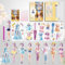 BVI BOOMERVIVI Magnetische Anzieh-Puppen, Anzieh-Papierpuppen für Mädchen Alter 3+, Hübsche Prinzessin-Spiel-Papierpuppen Anzieh-Spielzeug-Set (Prinzessin Joy Set)