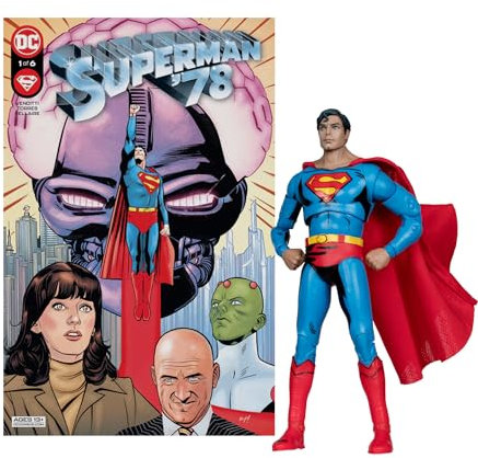 McFarlane Toys - DC Direct Page Punchers Superman (Superman '78) 17,8 cm Figur mit Comic